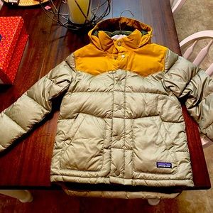 Patagonia Boys Bivy down hooded jacket